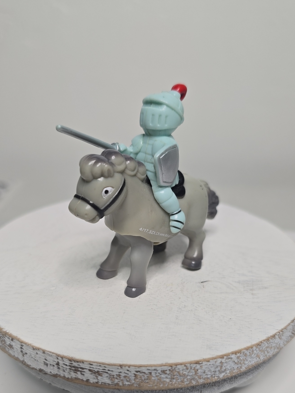Galloping Knight Wind-Up Small Hard Plastic Toy [ Read Details ]